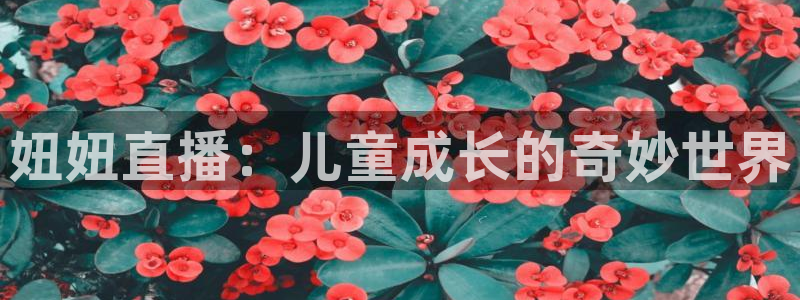 柠檬直播：妞妞直播：儿童成长的奇妙世界